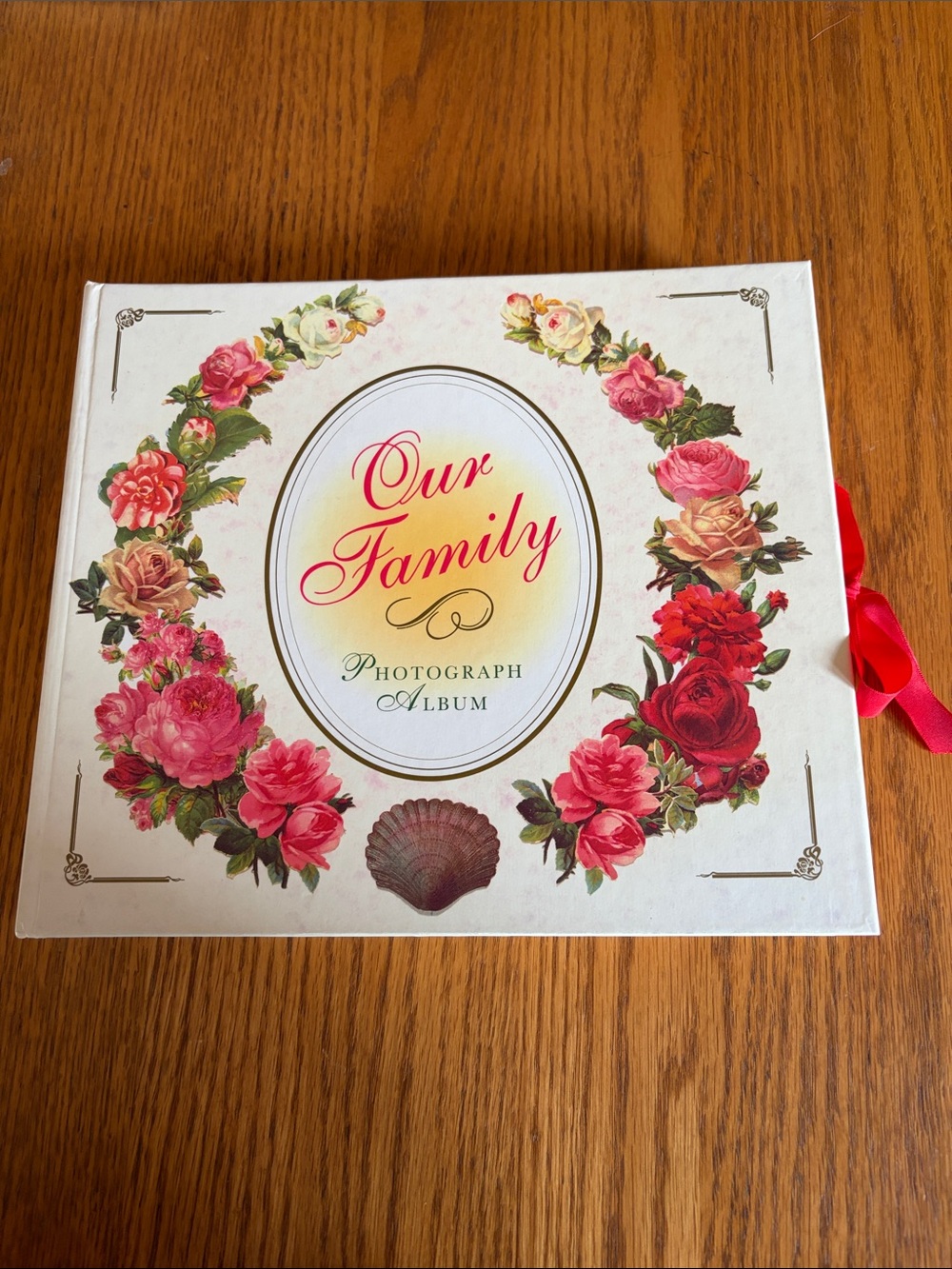 🍃2/$30🍃Cottage Core Our Family Photograph Album 1995 Floral Cut Outs